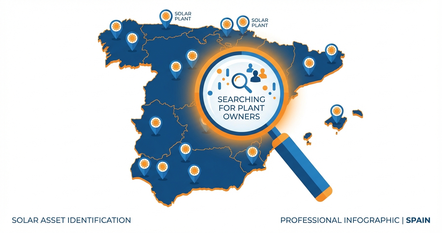 How to Find the Owner of a Solar Plant in Spain
