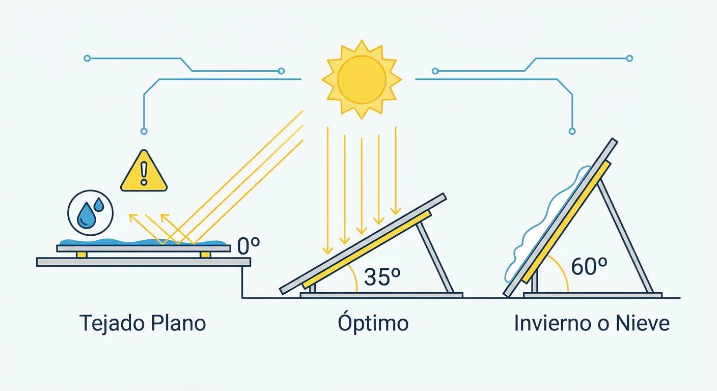 Gráfico de Inclinación de Paneles Solares