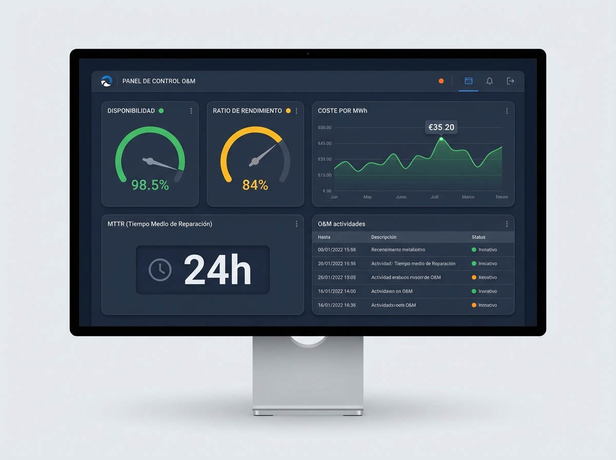 O&M KPI dashboard