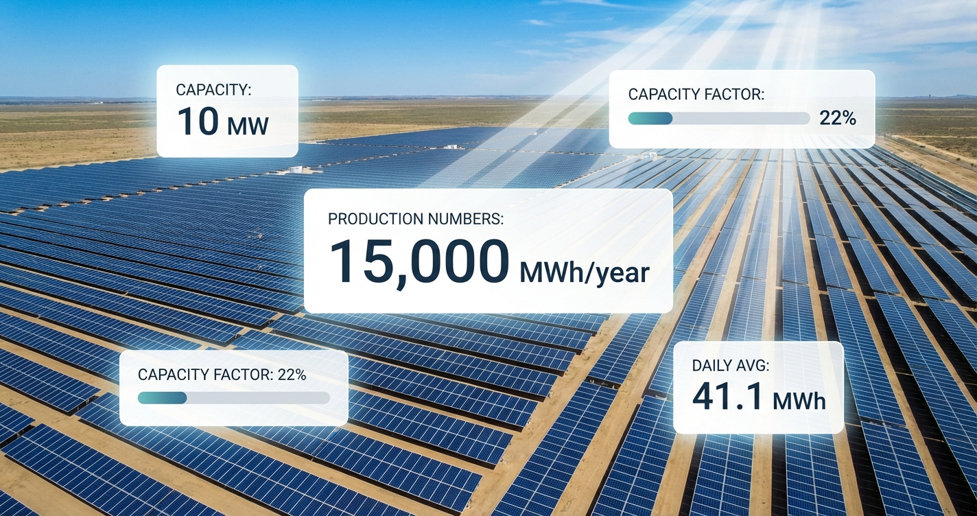 How Much Energy Does a 10 MW Solar Plant Produce? Real Data from Spain