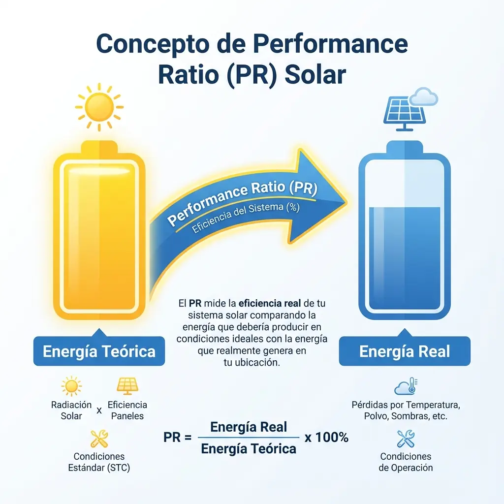 Performance Ratio (PR): Qué es y cómo interpretarlo en tus plantas solares