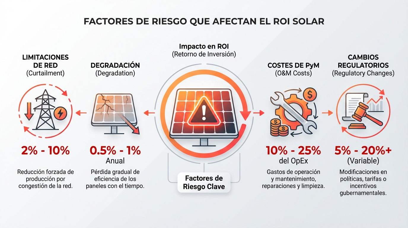Infographic of risks affecting ROI