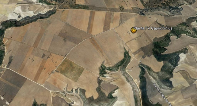 Mapa de la planta Solar Capricornius