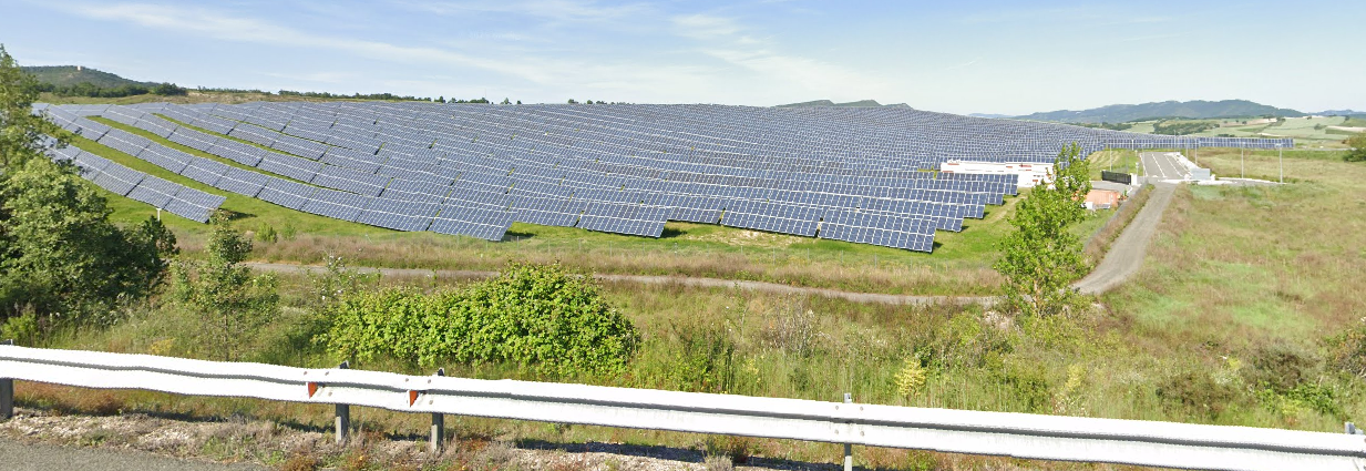 Vista aérea de Planta Solar Fotovoltaica Ekian 2