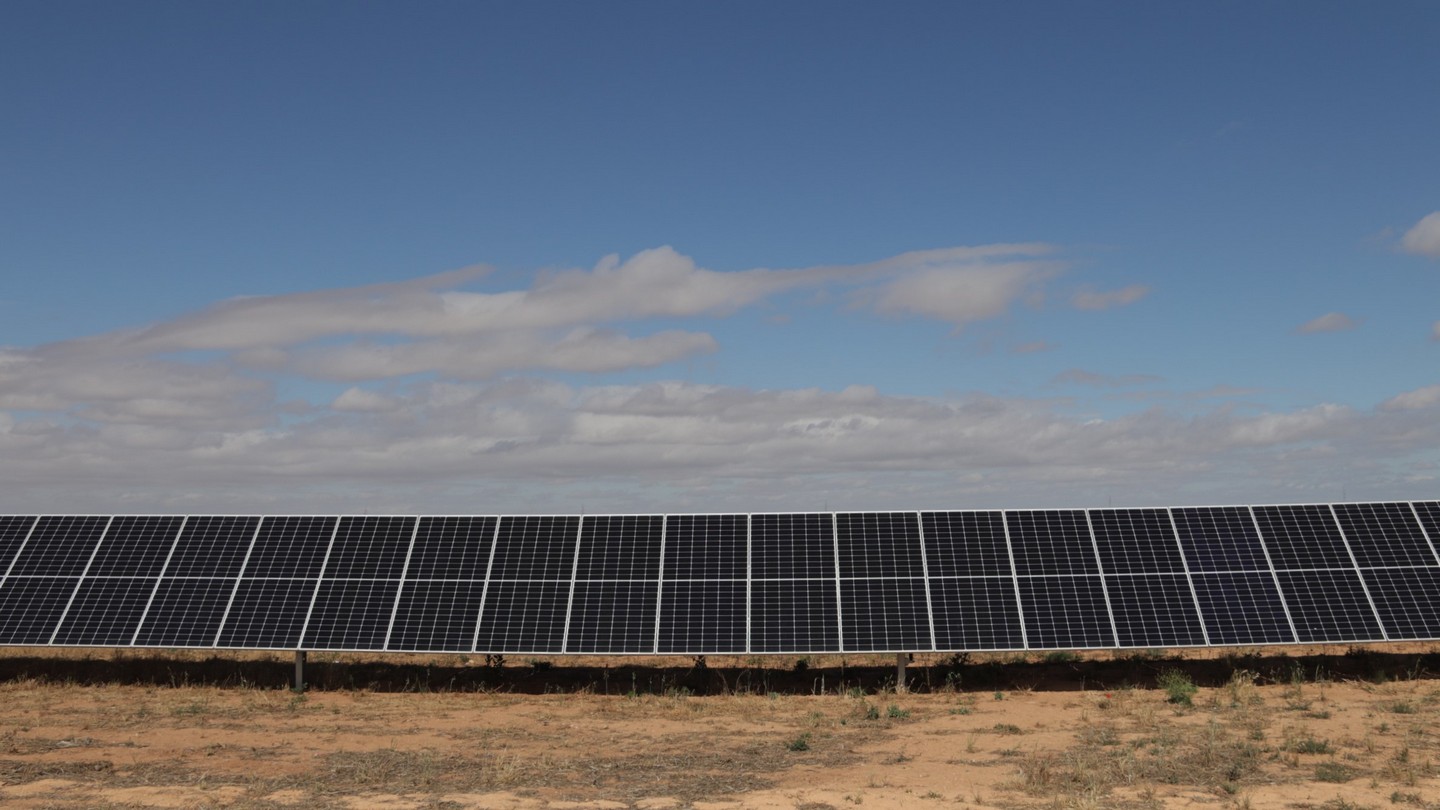 Vista aérea de Planta Solar Fotovoltaica Kappa I (Perseo Fotón I y II)