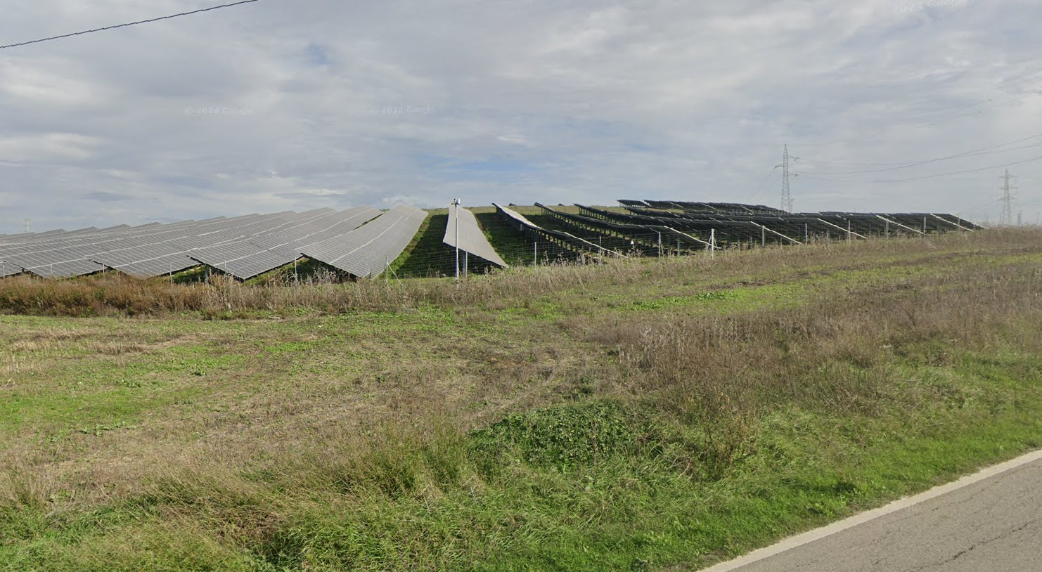 Paneles fotovoltaicos de la planta Las Quinientas