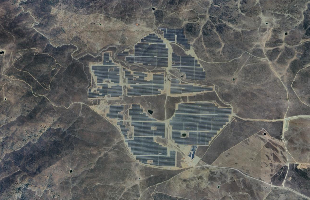 Vista aérea de Planta Solar Fotovoltaica Tagus IV