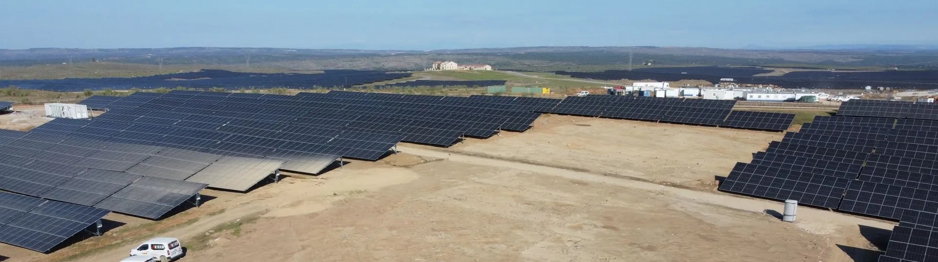 Vista aérea de Planta Solar Fotovoltaica Tagus