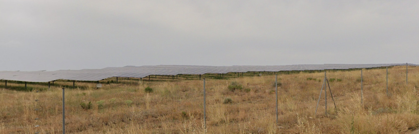 Vista aérea de Planta Solar Fotovoltaica Talento