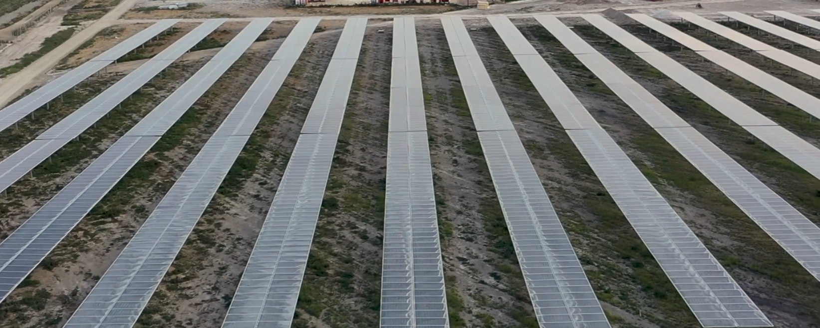Vista aérea de Planta Solar Fotovoltaica Totana II